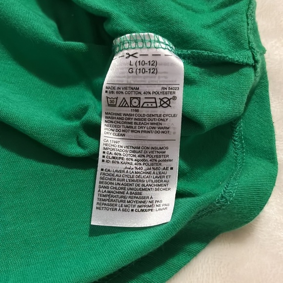 Old Navy Love St. Patrick’s Day Shirt, size L (10-12) - Picture 4 of 5